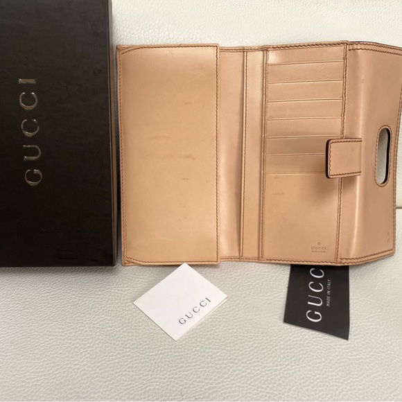 Gucci Blooms leather/bamboo wallet - Picture 4 of 11